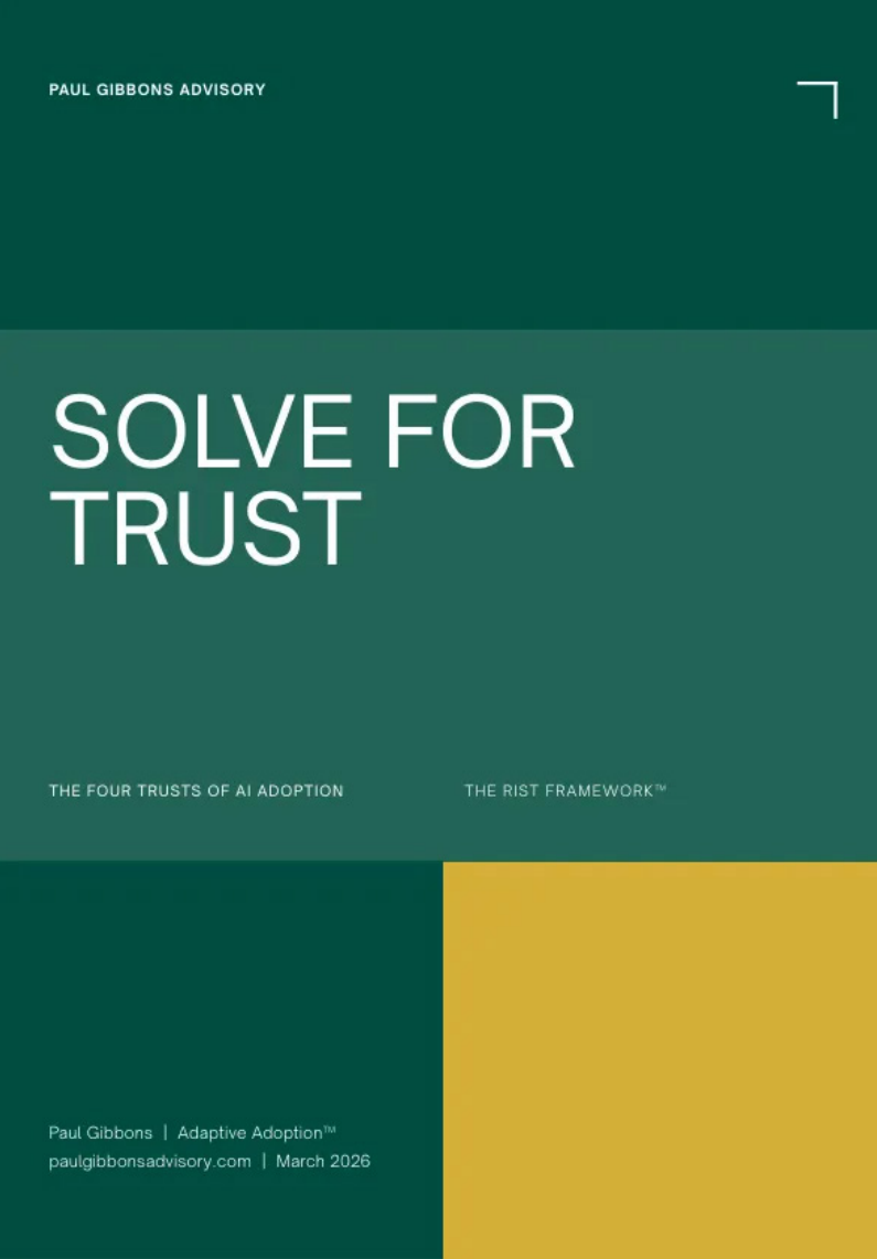 Solve for Trust — RIST Framework cover